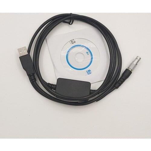 GEV189-Cable USB de descarga de datos (734700) para Leica Total Station, 5 pines, adecuado para Windows 7, 8, 10