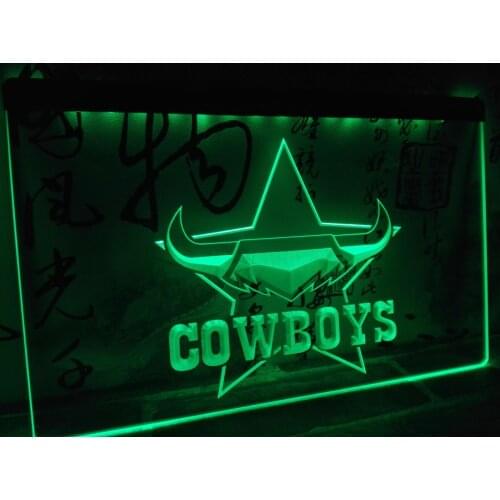 LD381- Cowboys LED Neon Light Sign home decor crafts