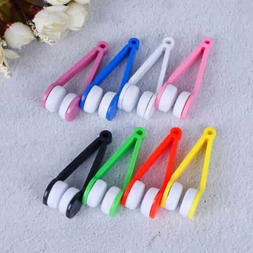 Mini Eyeglass Sunglasses Cleaner Sun Glasses Glass Cleaner Cleaning Limpiador Brochas Spectacles Clean Brush Tool