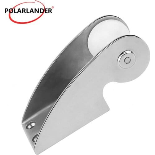 Marine Bow Anchor Boat Yacht Rubber Roller Roller Bracket 316 Stainless Steel Fixed Anchor