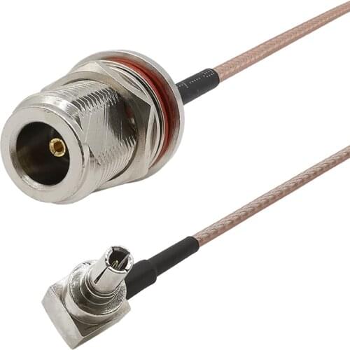 N Type Female to CRC9 Male Right Angle RF RG316 Jumper Cable CRC9-N Adapter for Huawei Modem