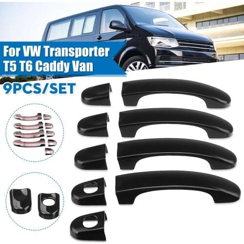 4 Various Style 1 Set Door Handle Covers Trim For VW TRANSPORTER for T5 2003 2004-2015 for T6 2015-up for CADDY VAN 2004-2015