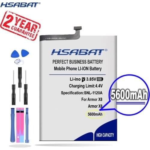 New Arrival [ HSABAT ] 5600mAh Replacement Battery for Ulefone Armor X8 5.7inch MT6762V/WD