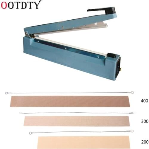 OOTDTY 200/300/400mm Impulse Sealer Heat Wire Element Strip Sealing Machine Dreamed