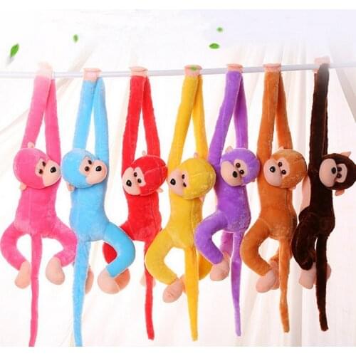 Plush Stuffed Toys Long Arm Tail Monkey Dolls Kids Pillow Kawaii Peluches Cute Stuffed Toys Christmas Gifts For Children