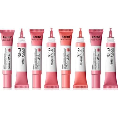 Face Blush Make-Up Pigmented Natural-looking Liquid Cheek Blusher Cream Gel, Long Lasting, Lightweight, Blendable, Cruel