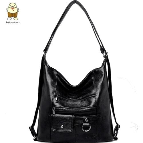 Beibaobao 2020 Crossbody Bag Women Bolsa Top-handle Bags Tote Shoulder Bags NEW hot Women Leather Handbags Women Bags