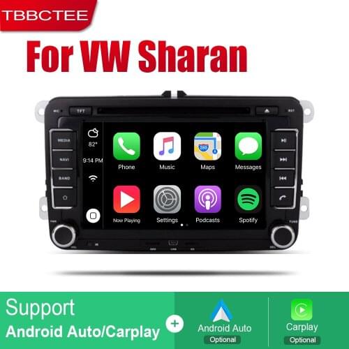 TBBCTEE Auto DVD Player GPS Navigation For Volkswagen VW Sharan 2010~2018 Car Android Multimedia System Screen Radio Stereo