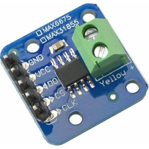 MAX31855 K Type Thermocouple Breakout Board Readable Temperature Sensor Module For Arduino -200℃ to+1350℃ Out L