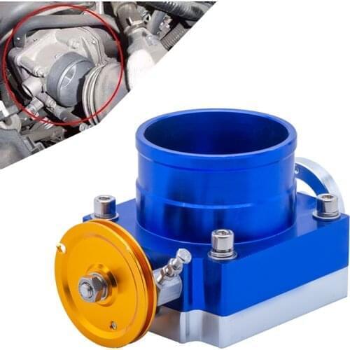 Universal 90MM THROTTLE BODY PERFORMANCE INTAKE MANIFOLD BILLET ALUMINUM HIGH FLOW