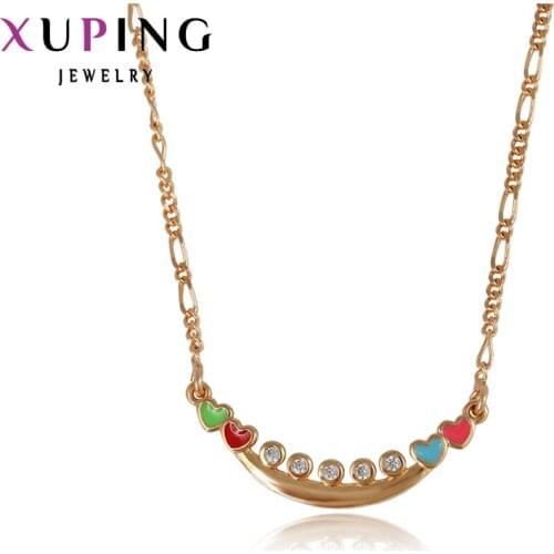 Xuping Fashion Necklace New Design Big Long Necklace Gold Color Plated Necklace Women Men Jewelry Top Sale S40,4-42707
