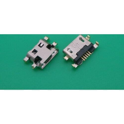 100pcs micro USB Dock Charging Port jack socket connector Repair Replacement for Xiaomi Redmi note5A note 5A TCL Y910 Y910T N3