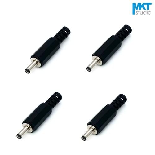100Pcs Solder Type 3.5mm*1.35mm Male DC Power Plug Header For DC-005C Power Socket