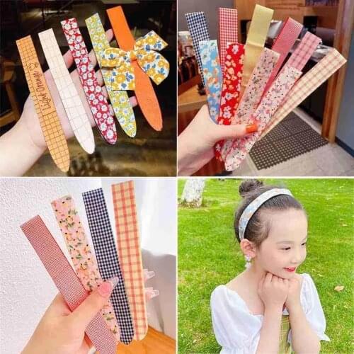 Lot 2Pcs Girl Baby Hair with Magic Hairband Headdress Hair Card Childrens Hair Clip Liu Hai Paste Broken Post Headband Ornament