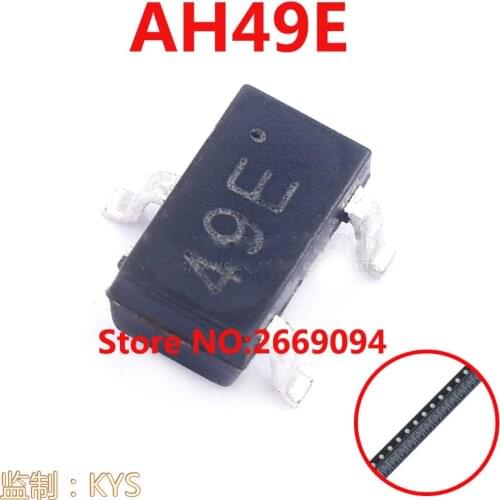 20PCS / 50PCS /100PCS new original SMD 49E SOT23 3503 Hall Element Sensor SS49E Linear AH49E Switch