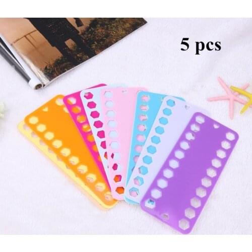 5Pcs/set Thread Organizer Stitching Embroidery Accessory Cross Stitch Row Line Tool Set Sewing Needles Holder Random Color
