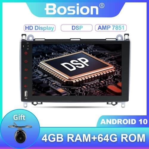 2 din Android 10 Car Radio car dvd player For Mercedes Benz B200 A B Class W169 W245 Viano Vito W639 Sprinter W906 GPS DSP RAM4G