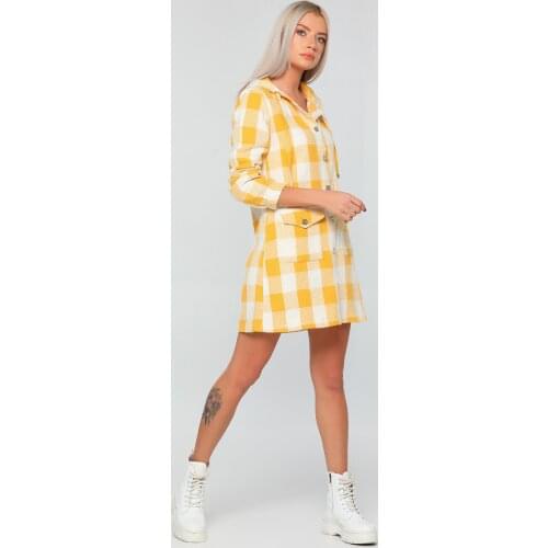 Baseball jacket Womens Hooded Double Pocket Plaid Patterned Jacket woman jacket coat women coat fur coat jacket women 2021