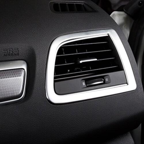 Air conditioning outlet decorative frame interior modification for Renault Koleos for Samsung QM6 2017 2018 Accessories