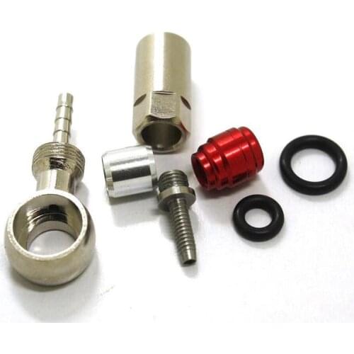 Bicycle Hydraulic Cable End Banjo Set Hose Connector For SRAM LEVEL RED HRD ETAP S900 ELIXIR Bike Oil Needle Olives Sealing Ring