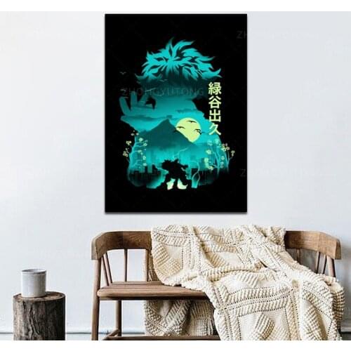 Anime Midoriya Izuku Canvas Pictures Home Manga Decoration Paintings Poster HD Prints Wall Art Modular Living Room MHA
