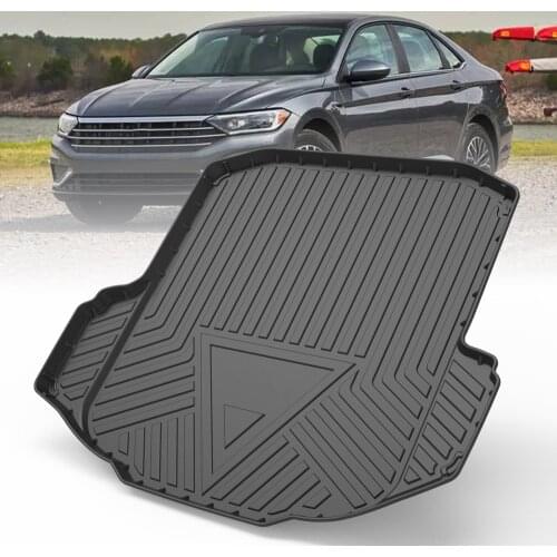 TPE Trunk Mat For Volkswagen Tiguan/Golf/CC/Jetta/Touareg/Atlas 2009-2020 Waterproof Custom Rubber 3D Cargo Liner Accessories