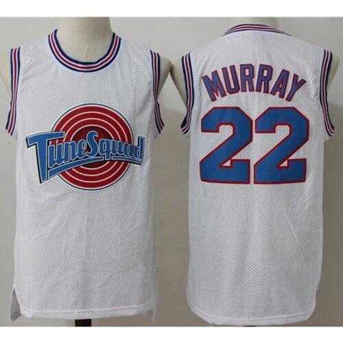 Space Jam MURRAY Jersey 22# Movie Tune Squad Bunny Basketball Jerseys Sports Air Slam Dunk Shirt Set LOGO Embroidery