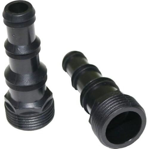 3/4 Inch Male Thread Quick Connector Multifunction Joints Hose Connector Garden Hose Repair Fittings 2 Pcs