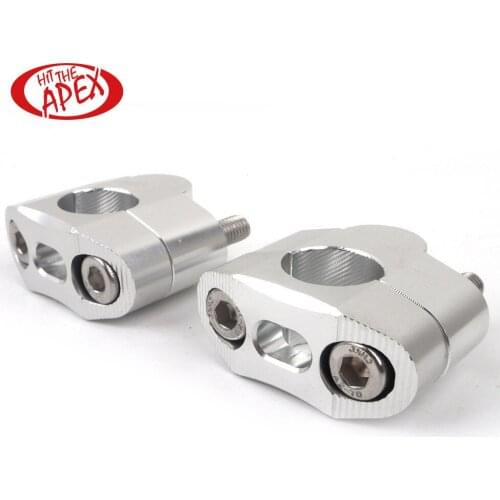 7/8" 22mm CNC Motorcycle Handlebar Riser Clamp Ninja ZX6R ZX10R VERSYS Z900 Z1000 Height 20mm Handle Fat bar Riser Adapter