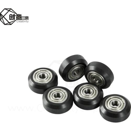 CNC Openbuilds Plastic wheel POM with 625zz MR105zz Idler Pulley Gear Passive Round Wheel Perlin Wheel V type for V-Slot