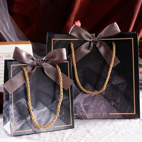 10pcs Marble Gift Bag Box for Party Baby Shower Paper Chocolate Boxes Package/Wedding Favours Birthday gifts papieren candy Boxe