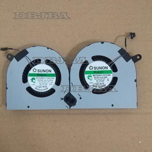 CPU+GPU Fan For MG75090V1-C210-S9A MG75090V1-C200-S9A 023.10014.0001 A01 023.10013.0001 A01