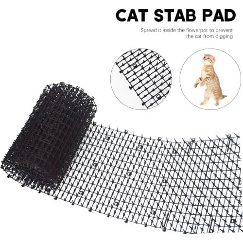 2m Garden Cat Scat Repellent Mat Prickle Strips Portable Anti Cat Net Spike Keep Cat Away Digging Climbing Pets Garden Supplie