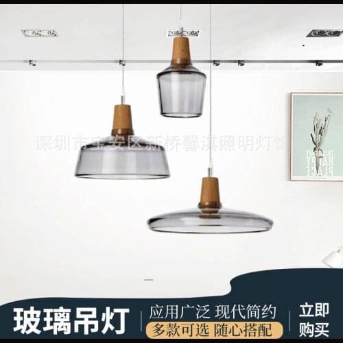 Modern glass ball crystal led light luminaire suspendu design lamp nordic decoration home living room decoration