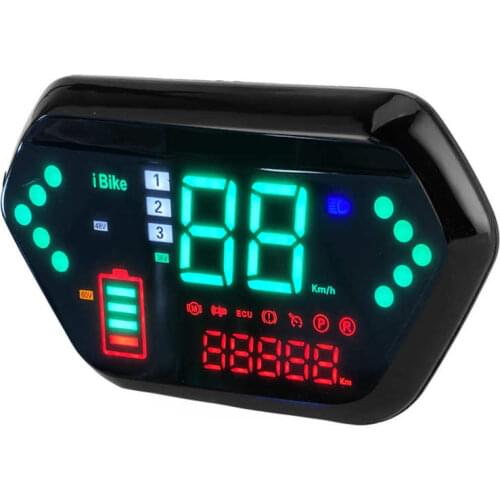48V/60V Speedometer Odometer Tachometer Digital LCD Display Universal for Electric Motorcycle Speed Gauge New