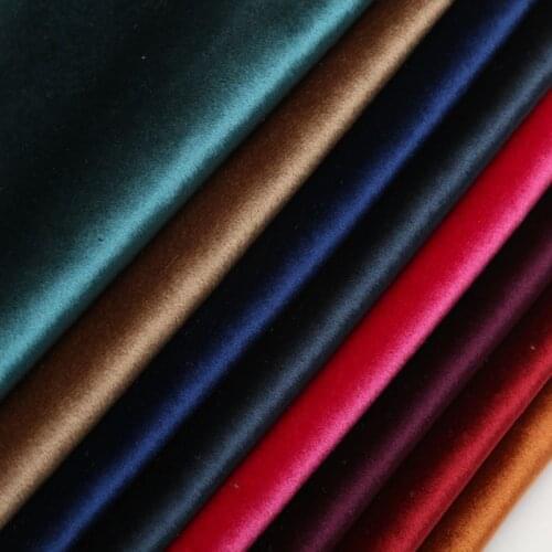 Thick Velvet Fabric Handmade Diy Soft Comfortable Thick Breathable Sofa Cushion Bay Window Cushion Tablecloth Curtain Fabrics