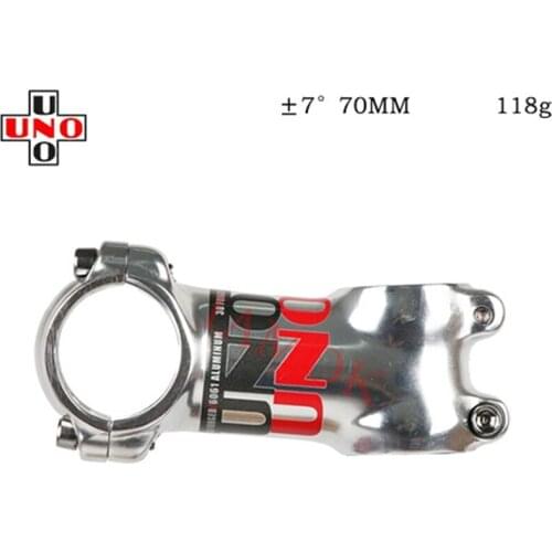 UNO Bike 7/17/35 Degree 60-130mm Silver Stem Iamok Red/Black Logo Stems Road Bicycle Parts