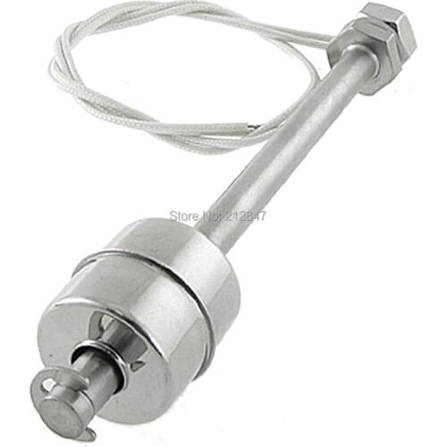 150mm High Degree AC/DC 220V Water Level Sensor Vertical Stainless Steel Float Switch for Tank