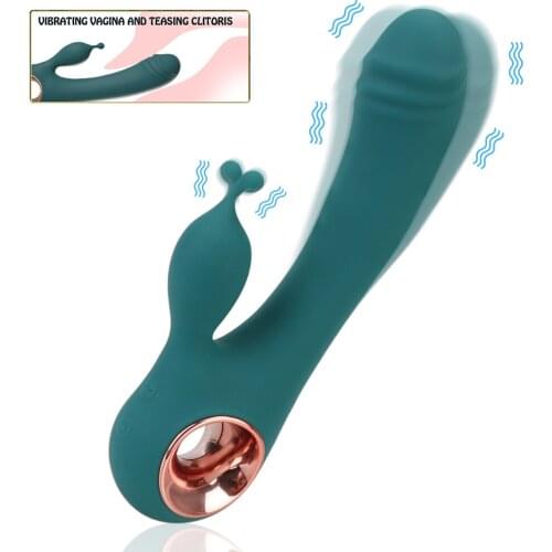 Vibrator Dildo Rabbit G Spot Clitoris Stimulation Vaginal Anal Massager Adult Products Sex Toys for Women Male Masturbator