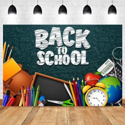 Children Baby Back To School Backdrop Photography Blackboard Photographic Background Vinyl Photophone Photocall Photo Studio