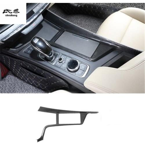 For 2019 2020 Cadillac CT5 Car Accessories 1PC ABS Carbon Fiber Grain Central Control Panel Decoration Cover