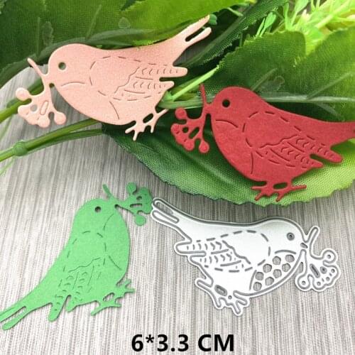 2021 Birds Metal Cutting Dies DIY Scrapbooking Paper Photo Album Crafts Knife Mould Cards Embossing Mold Stencils for Decor