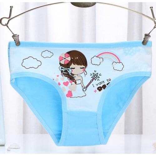 4pcs/pack Fashion New Baby Girls Underwear Cotton Panties For Girls Kids Short Briefs Children Underpants