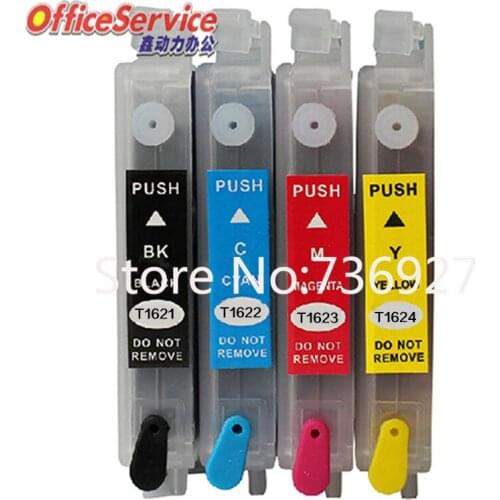 5Sets T1621 T1631 Empty Refill ink Cartridge For Epson WF-2630WF 2650DWF 2660DWF 2750DWF 2760DWF printer with chip