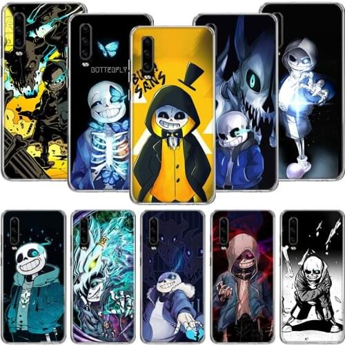 Undertale Papyrus Sans Doggo Phone Case For Huawei P30 P40 P20 P10 Mate 20 10 30 Lite Pro P Smart Z Plus Printing Cover Coque Sh