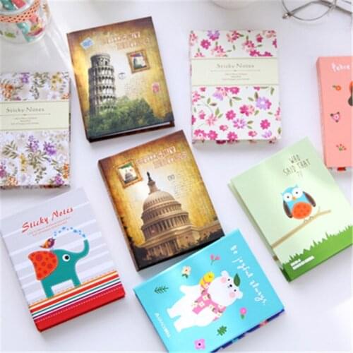 DL Lovable hard shell Notepad creative combination convenient sticker note book N tape note book