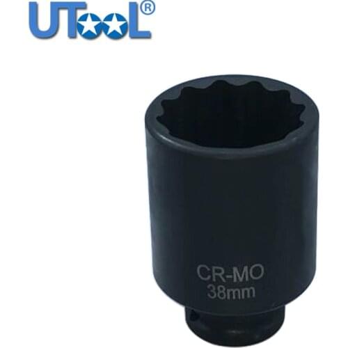 Durable Use Deep Impact 12 Bevel Multipurpose Nut Socket Drive Shafts Deep Socket Insert 35MM 38MM For Most Cars Auto Hot