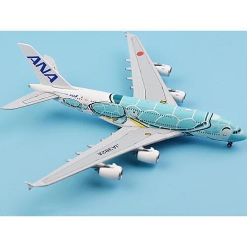1:400 Scale Japan Airbus A380 Airlines Alloy Aircraft Planes Model Airplanes ANA Plane collectible display model collectionToy
