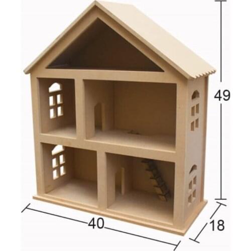 MNH07 Play House, Hobby Wood Painting Game House