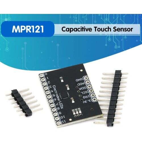 MPR121 Breakout V12 Capacitive Touch Sensor Controller Module I2C keyboard Development Board
